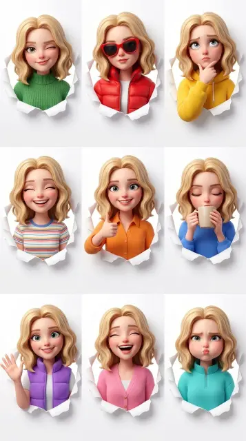 Аватары в стиле Pixar